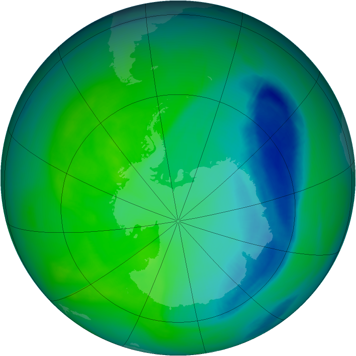 Ozone Map 2005-11-17
